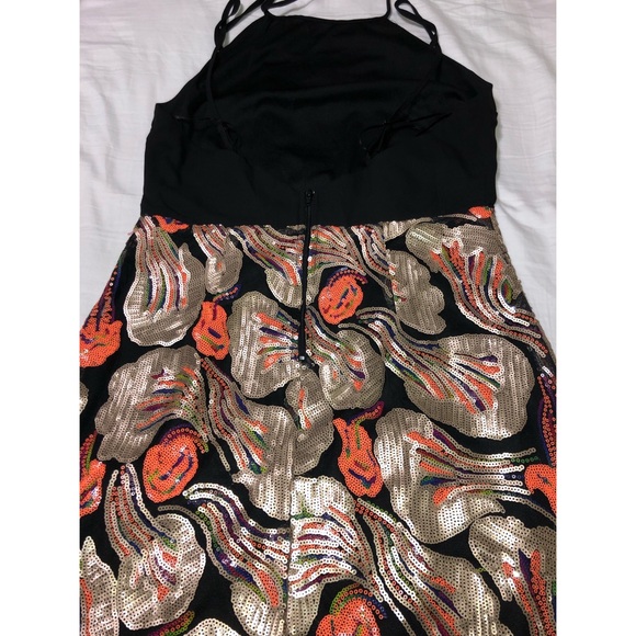 Sequin Dress Black & Multicolor (worn once) - Picture 4 of 4